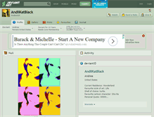 Tablet Screenshot of andiikatblack.deviantart.com