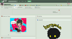 Desktop Screenshot of happymelon.deviantart.com