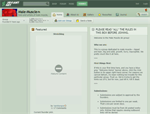 Tablet Screenshot of male-muscle.deviantart.com