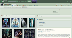 Desktop Screenshot of lycanknight.deviantart.com