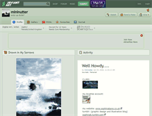 Tablet Screenshot of mininutter.deviantart.com