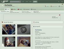 Tablet Screenshot of macikaykay.deviantart.com