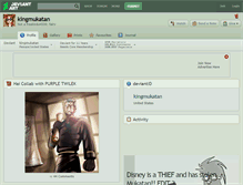 Tablet Screenshot of kingmukatan.deviantart.com