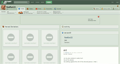 Desktop Screenshot of footfun22.deviantart.com