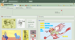 Desktop Screenshot of dragonfire6787.deviantart.com