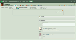 Desktop Screenshot of clouderoo.deviantart.com