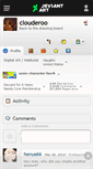 Mobile Screenshot of clouderoo.deviantart.com