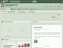 Tablet Screenshot of jessica-blankenship.deviantart.com