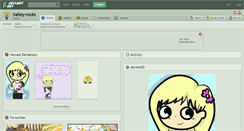 Desktop Screenshot of hailey-rocks.deviantart.com
