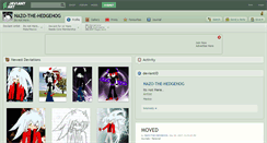 Desktop Screenshot of nazo-the-hedgehog.deviantart.com