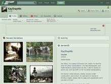 Tablet Screenshot of kayshaymic.deviantart.com