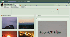 Desktop Screenshot of little-miss-control.deviantart.com
