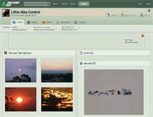 Tablet Screenshot of little-miss-control.deviantart.com