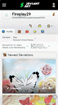 Mobile Screenshot of fireplay29.deviantart.com