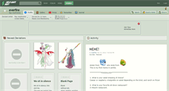 Desktop Screenshot of everfire.deviantart.com