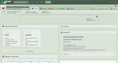 Desktop Screenshot of demonstelme2buycandy.deviantart.com
