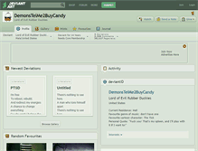 Tablet Screenshot of demonstelme2buycandy.deviantart.com