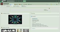 Desktop Screenshot of interference.deviantart.com