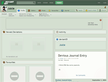 Tablet Screenshot of juicie.deviantart.com
