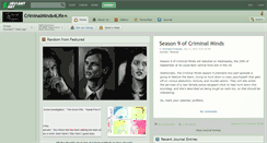 Desktop Screenshot of criminalminds4life.deviantart.com