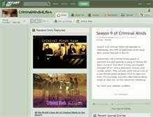 Tablet Screenshot of criminalminds4life.deviantart.com