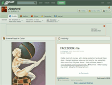 Tablet Screenshot of jshepherd.deviantart.com