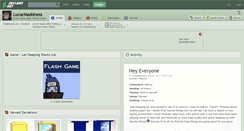Desktop Screenshot of lunarmaddness.deviantart.com