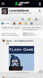 Mobile Screenshot of lunarmaddness.deviantart.com