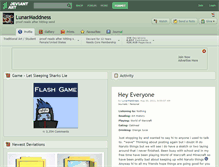 Tablet Screenshot of lunarmaddness.deviantart.com