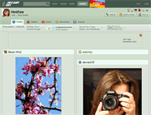 Tablet Screenshot of hesthea.deviantart.com
