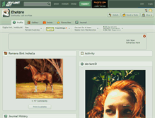 Tablet Screenshot of ehetere.deviantart.com