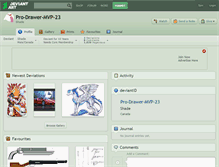 Tablet Screenshot of pro-drawer-mvp-23.deviantart.com
