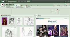 Desktop Screenshot of intrepid-inkweaver.deviantart.com