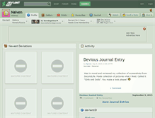 Tablet Screenshot of naiven.deviantart.com