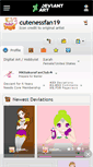 Mobile Screenshot of cutenessfan19.deviantart.com