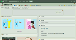 Desktop Screenshot of marshall--lee.deviantart.com