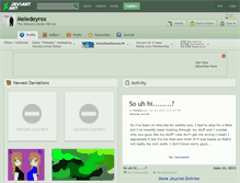 Tablet Screenshot of meledeyrox.deviantart.com