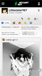 Mobile Screenshot of littlesister987.deviantart.com