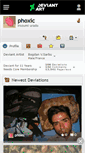 Mobile Screenshot of phoxic.deviantart.com
