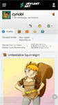 Mobile Screenshot of cynobi.deviantart.com