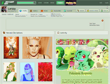 Tablet Screenshot of lorzzy.deviantart.com