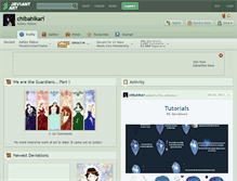 Tablet Screenshot of chibahikari.deviantart.com
