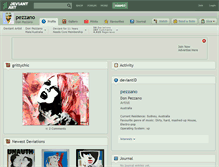 Tablet Screenshot of pezzano.deviantart.com