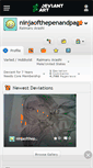 Mobile Screenshot of ninjaofthepenandpage.deviantart.com