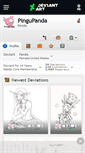 Mobile Screenshot of pingupanda.deviantart.com