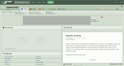 Desktop Screenshot of draven2428.deviantart.com