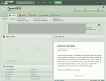 Tablet Screenshot of draven2428.deviantart.com