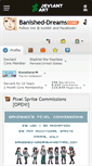 Mobile Screenshot of banished-dreams.deviantart.com