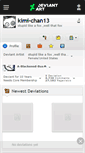 Mobile Screenshot of kimi-chan13.deviantart.com
