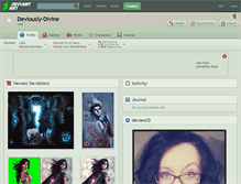 Tablet Screenshot of deviously-divine.deviantart.com